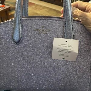 Kate spade purple sparkling purse